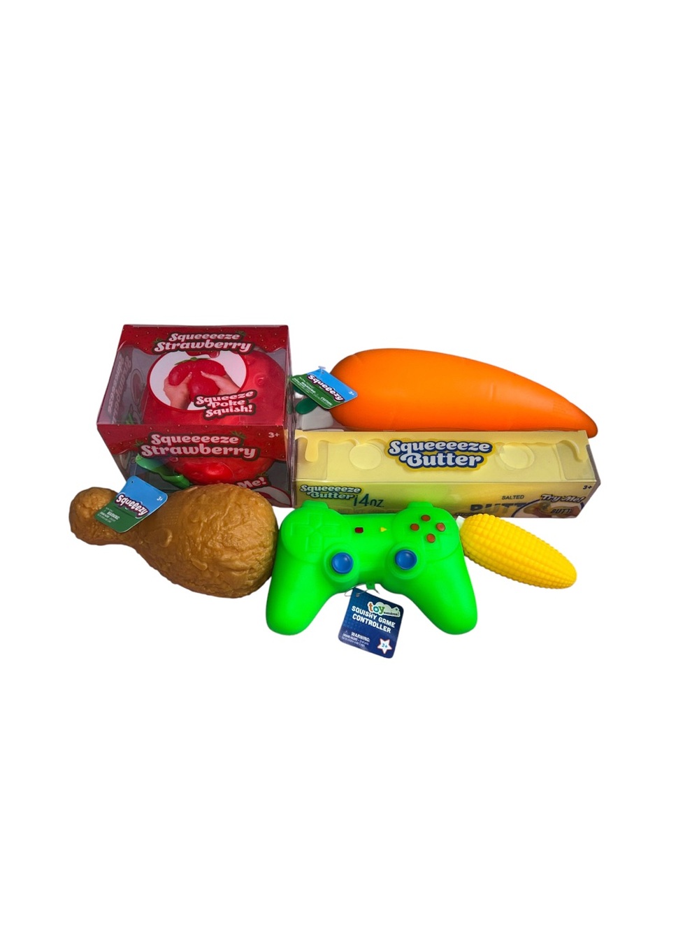Bundle Of 6 Jumbo Squishy